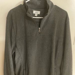 Croft & Barrow men’s quarter zip fleece size Large.